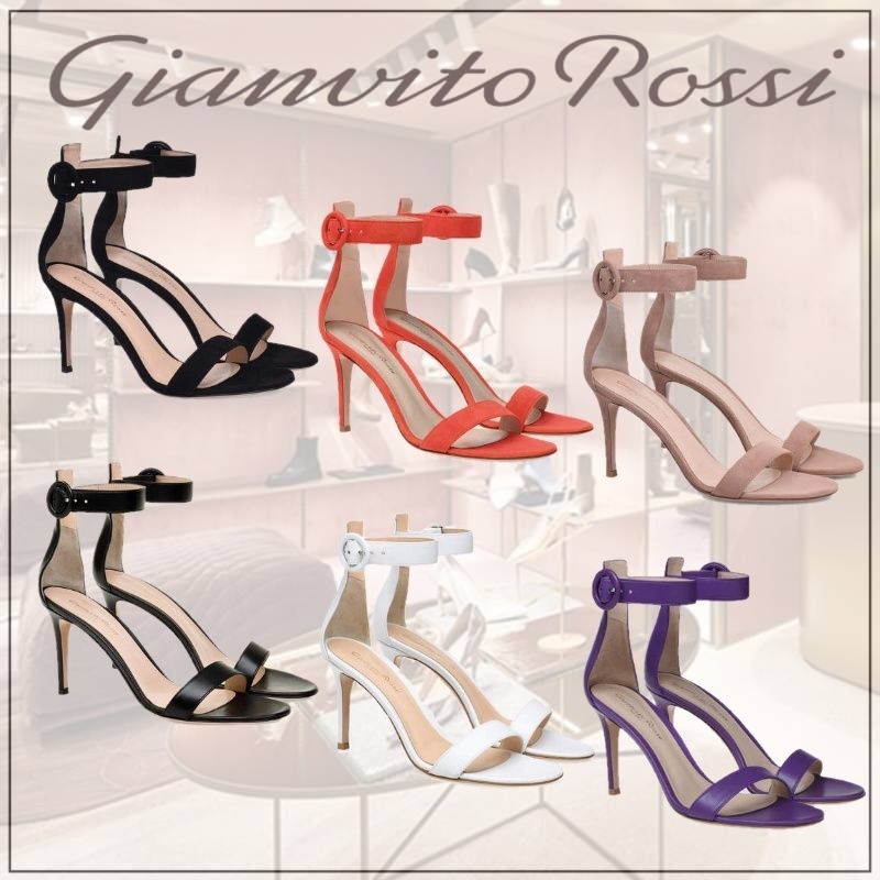 ジャンヴィトロッシ gianvito rossi スエードミュール-