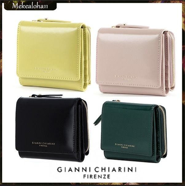 【国内発送】 GIANNI CHIARINI レディース 三つ折り財布 GIANNI CHIARINI 財布 COMPACT TRI FOLD WALLET ジャンニ