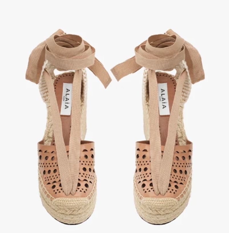 ALAIA】アライア ヴィエンヌ エスパドリーユ ウェッジサンダル (ALAIA ALAIA】アライア ヴィエンヌ エスパドリーユ ウェッジサンダル (ALAIA