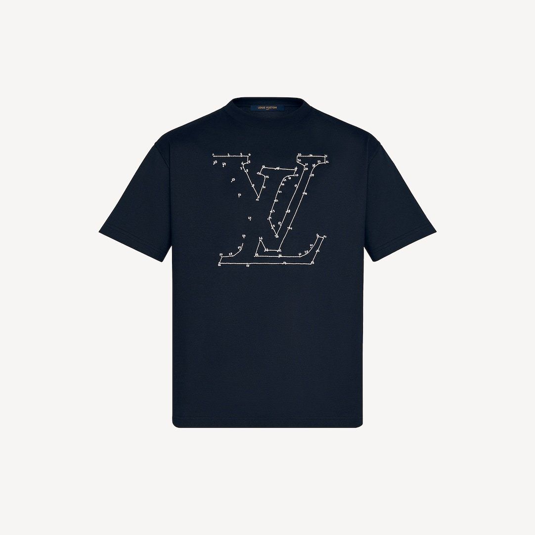 エンブロイダードシグネチャーコットンTシャツ ｜ルイ・ヴィトン
