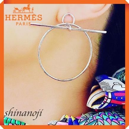 HERMES x日本未入荷】ループピアス シルバー (HERMES/ピアス) H114504B ...