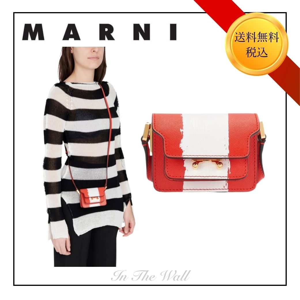 VIPSALE☆送料/関税補償!【MARNI】Nano Trunk bag (MARNI/ショルダー ...