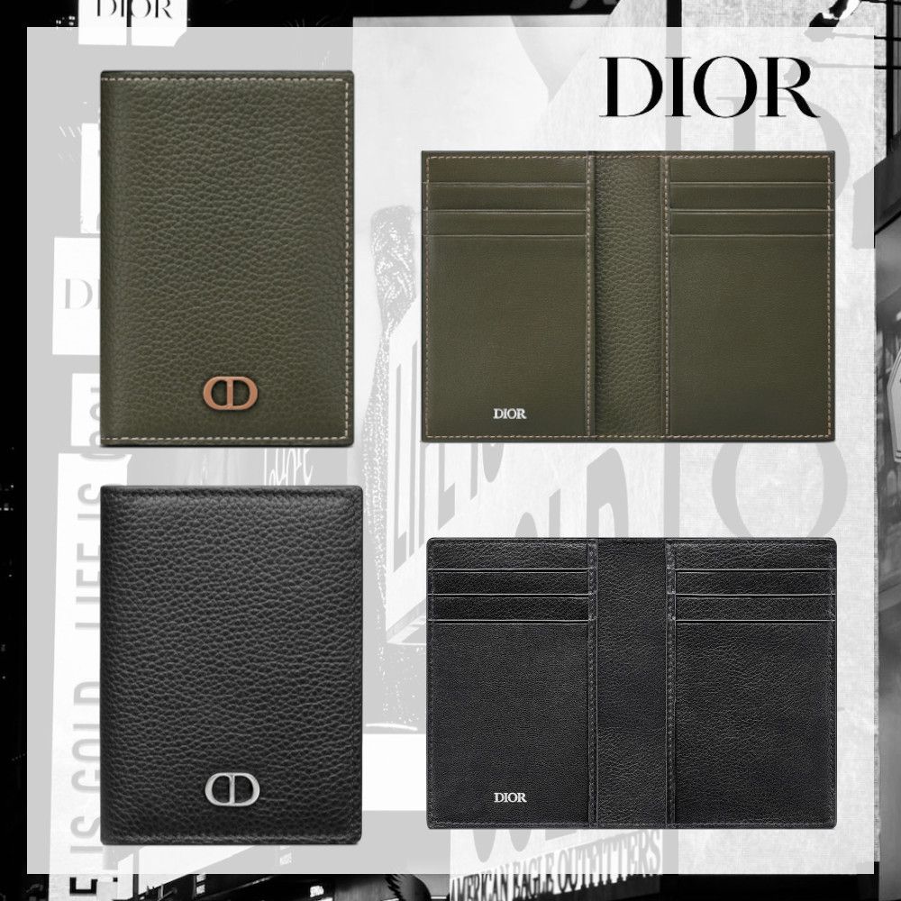 22SS#日本未入荷◇DIOR◇カードホルダー カーフスキン 2つ折り (Dior 22SS#日本未入荷◇DIOR◇カードホルダー カーフスキン 2つ折り (Dior