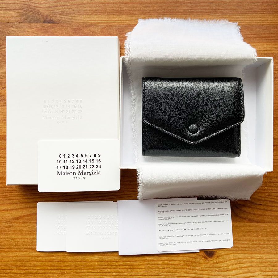 即発☆MAISON MARGIELA スリーフォールド 財布 カレンダータグ (Maison 即発☆MAISON MARGIELA スリーフォールド 財布 カレンダータグ (Maison