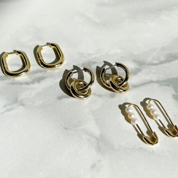 ana luisa ◆ ゴールドフープピアス/14Kゴールド*ROX SMALL ana luisa ◇ ゴールドフープピアス/14Kゴールド*ROX SMALL
