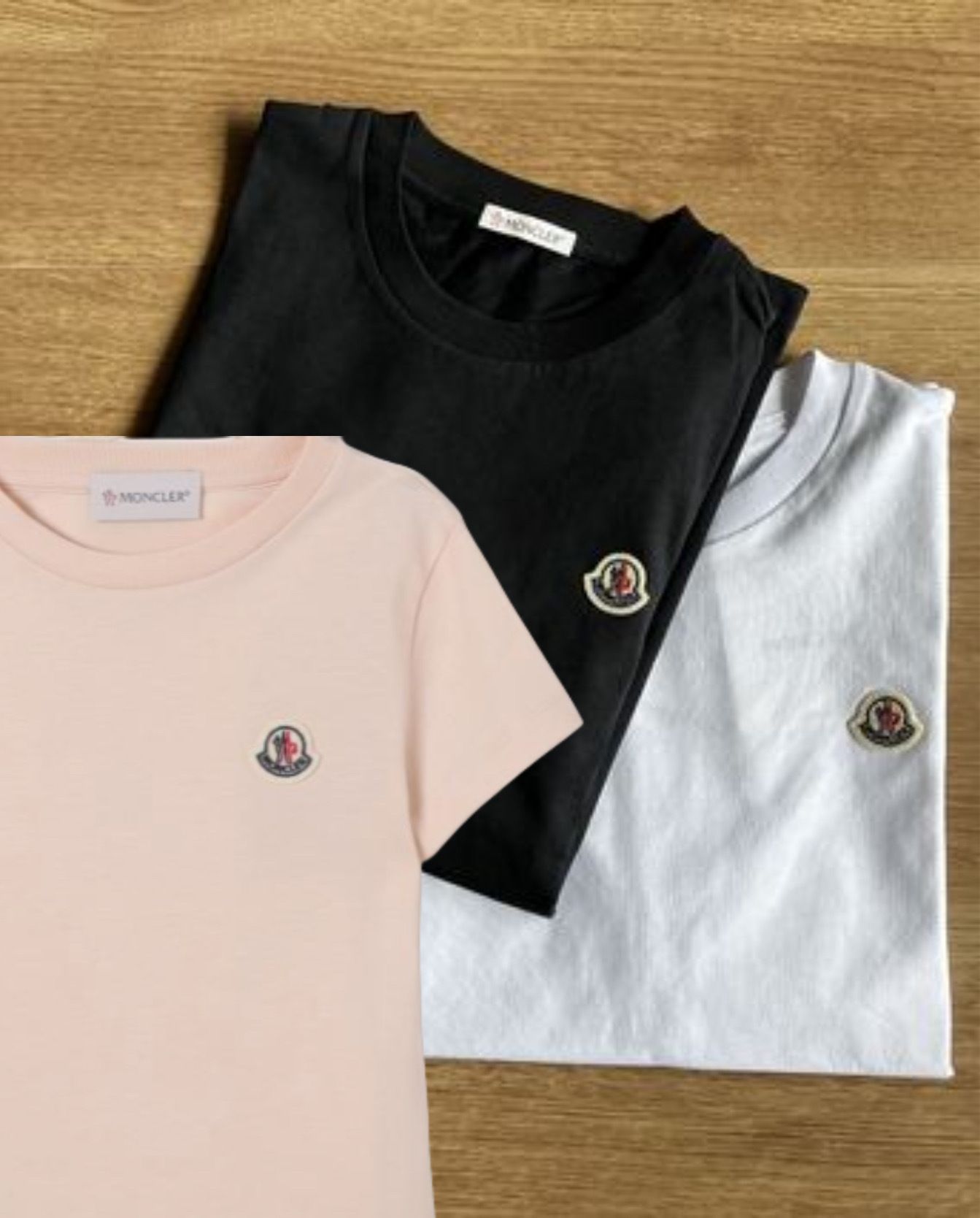 新品 モンクレール 最新 マグリアTシャツ ピンク キッズ14A レディースS Tops for Women - T-Shirts, Blouses & Polos | Moncler US
