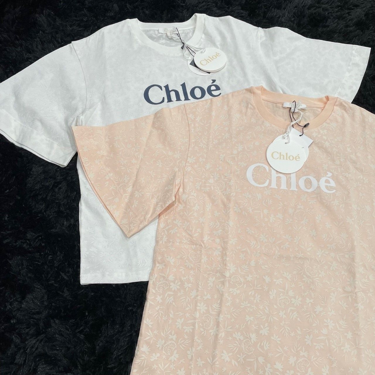 Chloe クロエ ロゴTシャツ 関税送料込 大人もOK♪ (Chloe/キッズ用 Chloe クロエ ロゴTシャツ 関税送料込 大人もOK♪ (Chloe/キッズ用