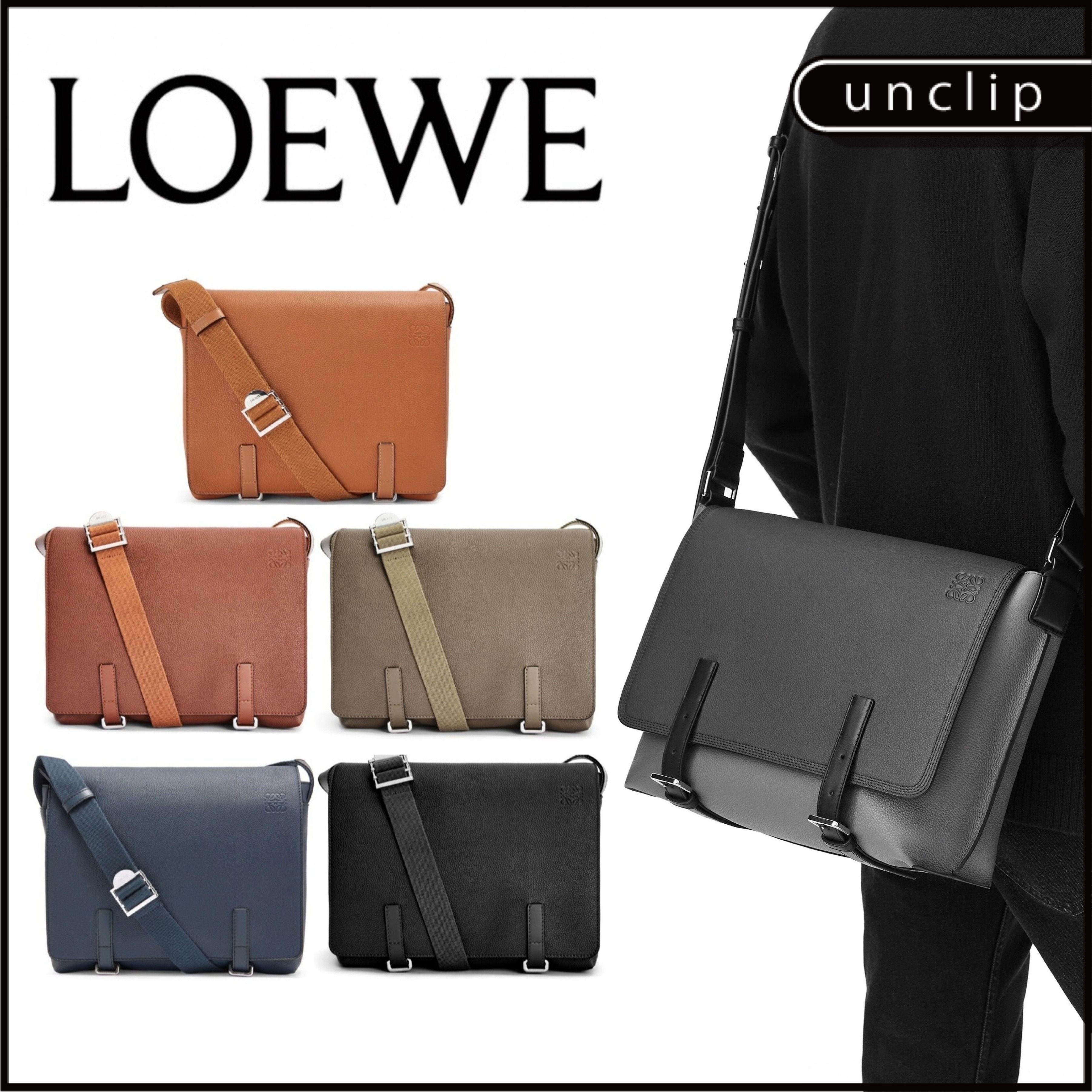 LOEWEロエベ ミリタリーメッセンジャーバック