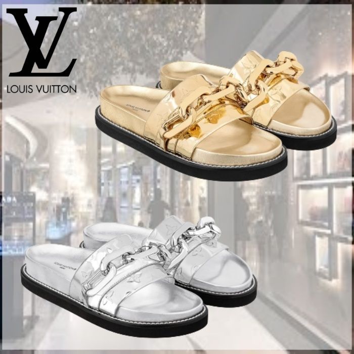 2色 【LOUIS VUITTON】サンセットフラットコンフォートミュール 2色 【LOUIS VUITTON】サンセットフラットコンフォートミュール