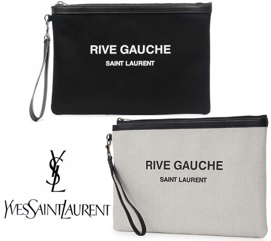 SAINT LAURENT☆ サンローラン リヴ・ゴーシュクラッチバッグ