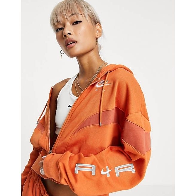 ASOS♡送料込 Nike Air cropped zip thru fleece hoodie i (ASOS ASOS♡送料込 Nike Air cropped zip thru fleece hoodie i (ASOS