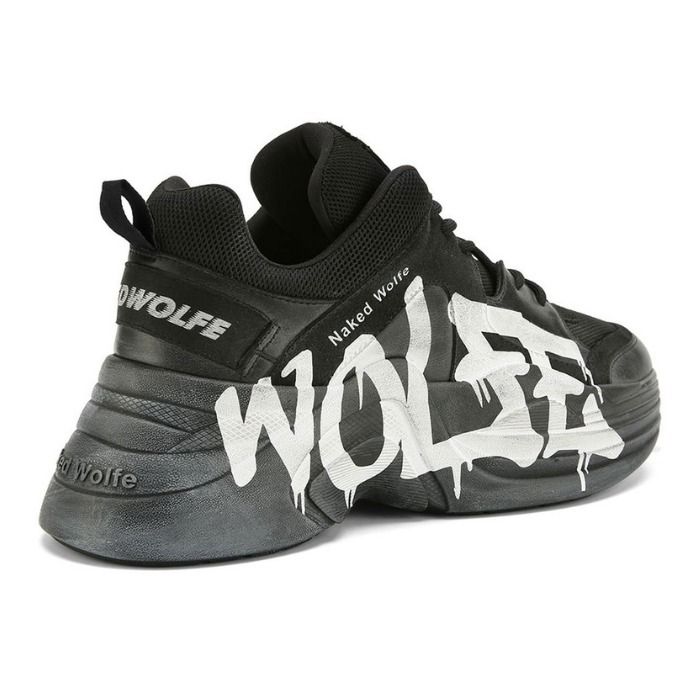 ネイキッドウルフ スニーカー ブラック TITAN LOGO SNEAKERS (Naked ...