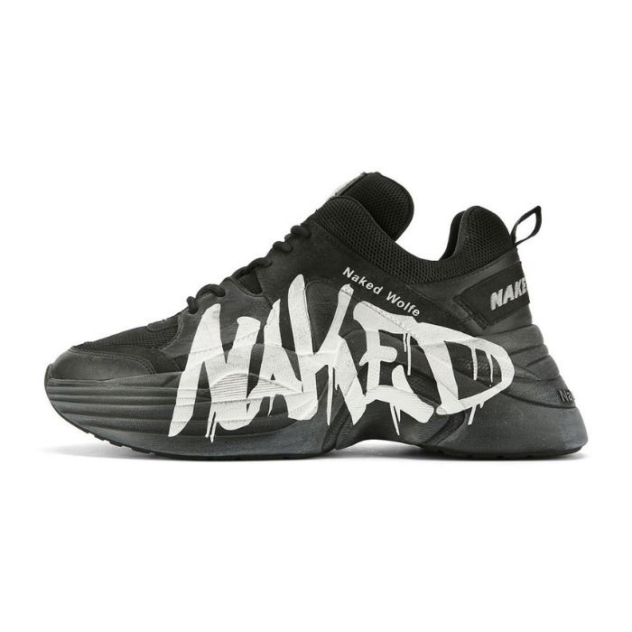 ネイキッドウルフ スニーカー ブラック TITAN LOGO SNEAKERS (Naked ...