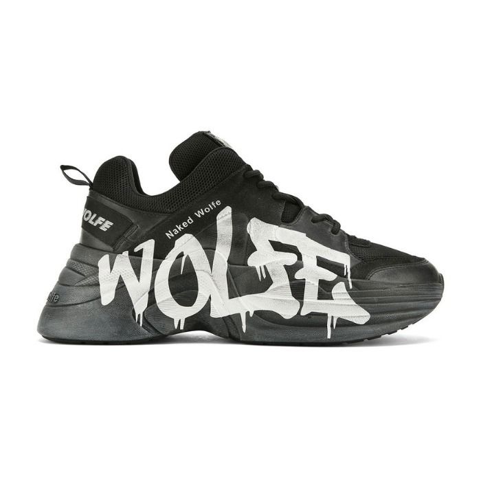 ネイキッドウルフ スニーカー ブラック TITAN LOGO SNEAKERS (Naked ...