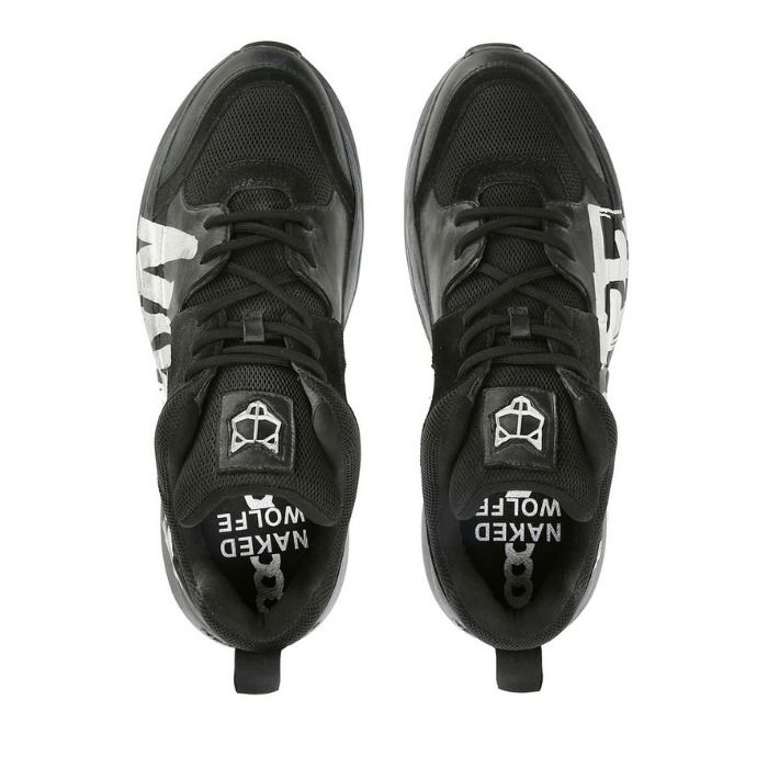 ネイキッドウルフ スニーカー ブラック TITAN LOGO SNEAKERS (Naked ...