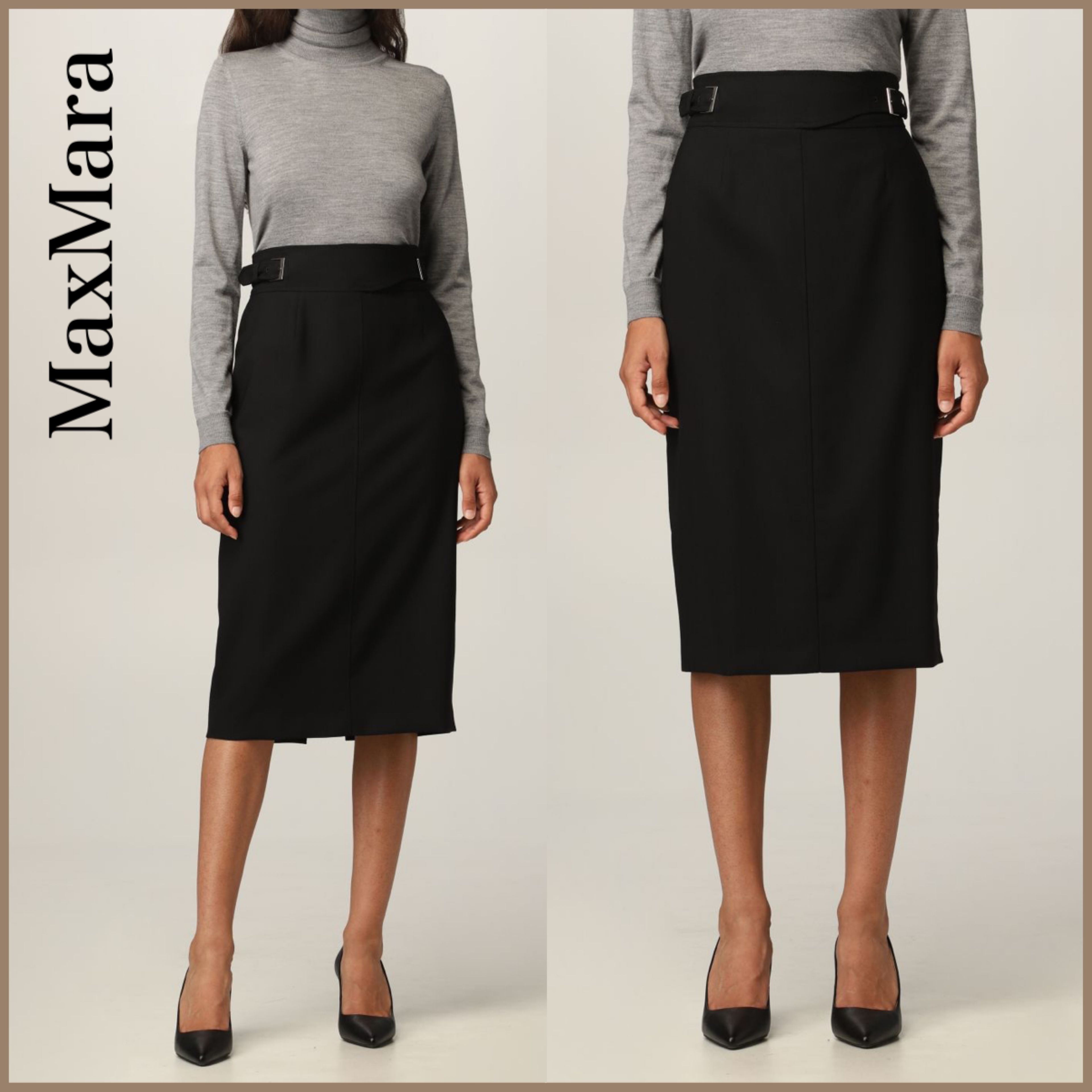 MAX MARA STUDIO□ウールスカート (Max Mara Studio/スカート