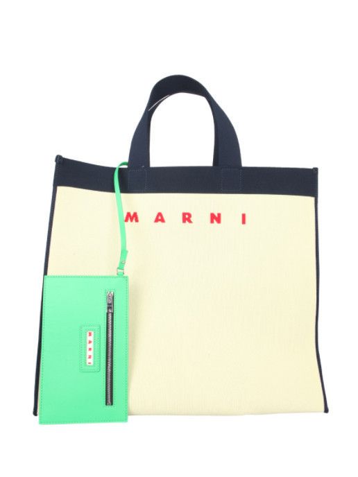 ◇MARNI◇マルニ ショッピングバッグ トートバック ロゴ 正規品 (MARNI ...