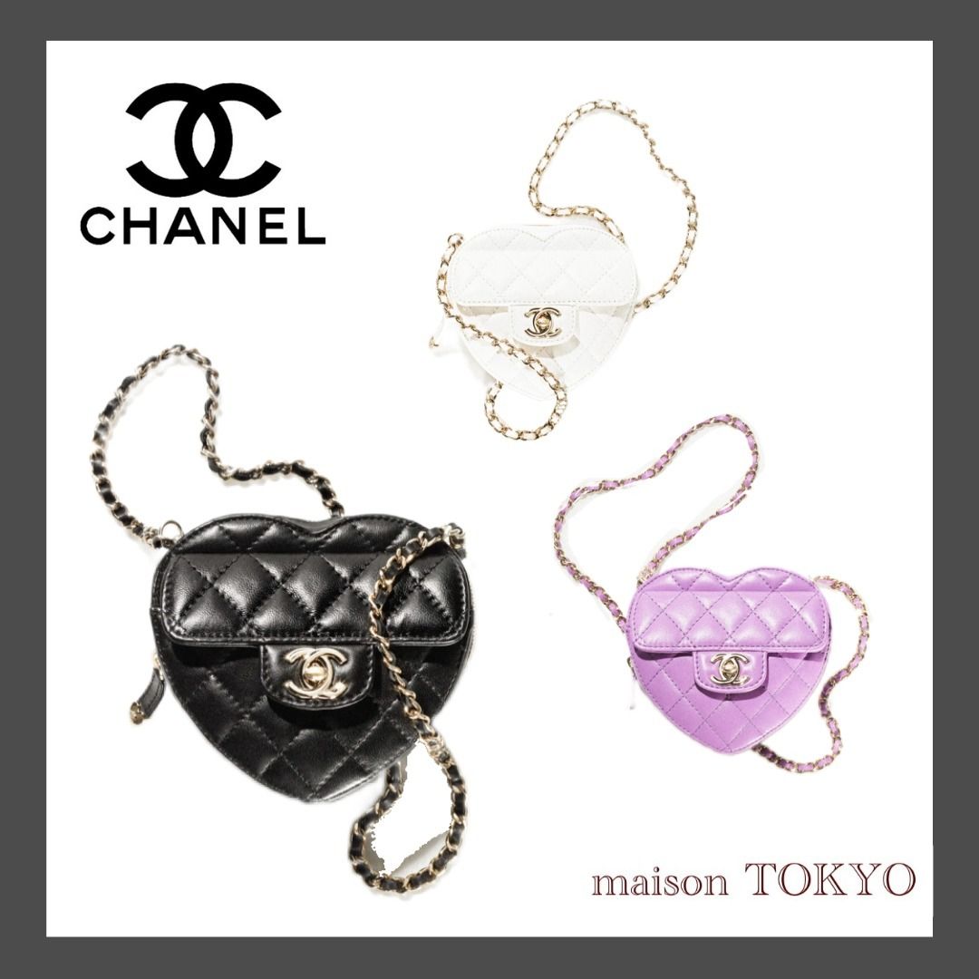 国内発・送料込】CHANEL♥ハートチェーンクラッチバッグ (CHANEL 国内発・送料込】CHANEL♥ハートチェーンクラッチバッグ (CHANEL