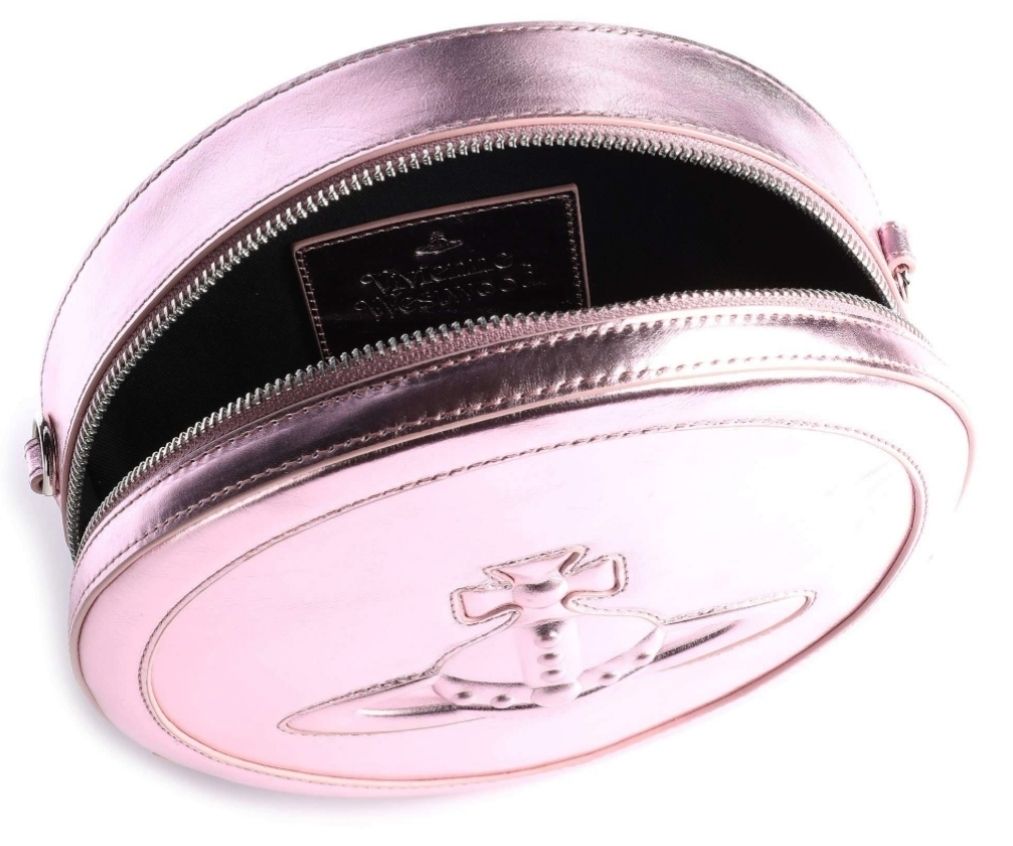 希少☆Ruby【送込VivienneWestwood】CB丸型Bag☆Metallic桃紺Orb