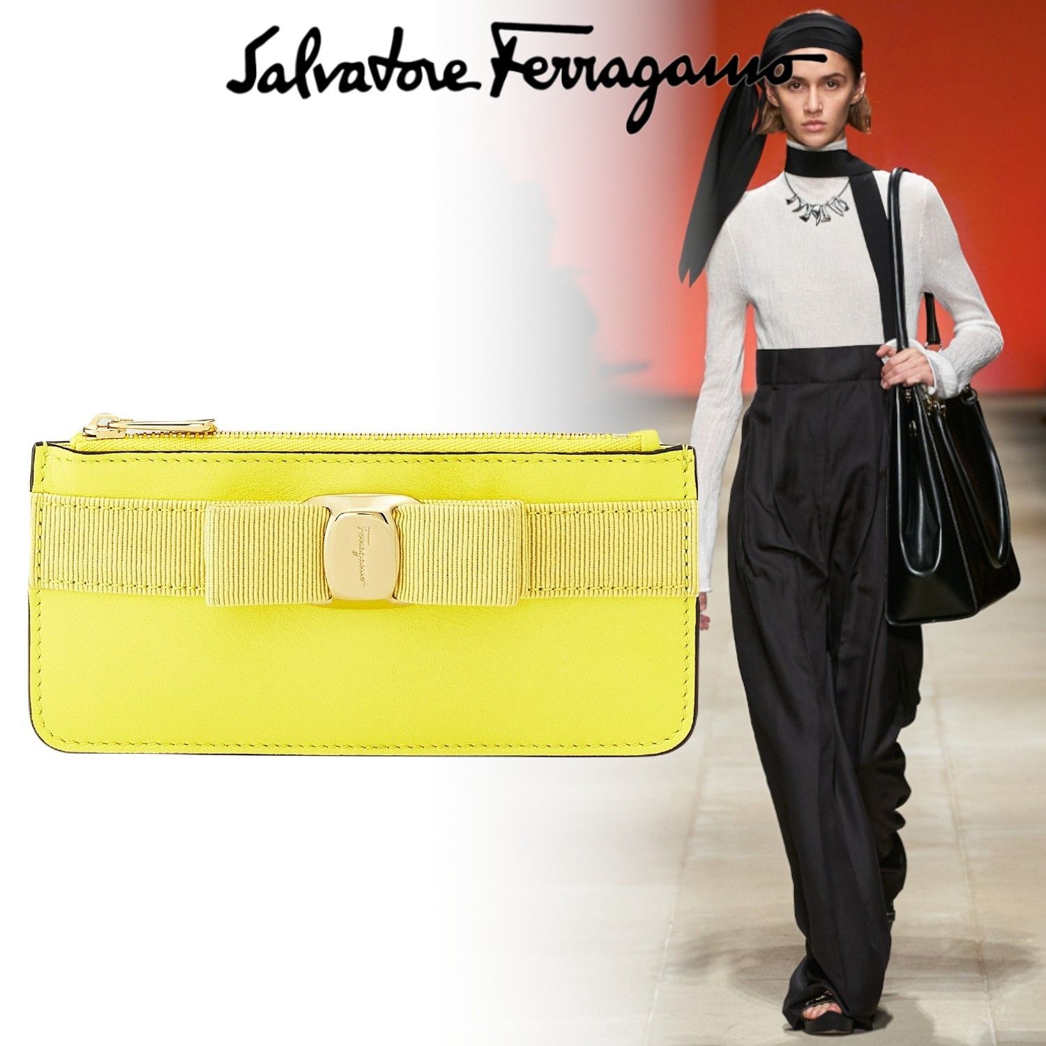 高級 Salvatore Ferragamo サルヴァトーレフェラガモ 金ロゴ 最大72