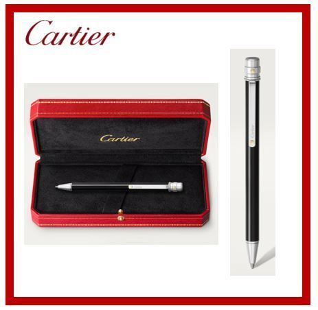 CARTIER】SANTOS DE CARTIER BALLPOINT PEN ボールペン (Cartier/鉛筆