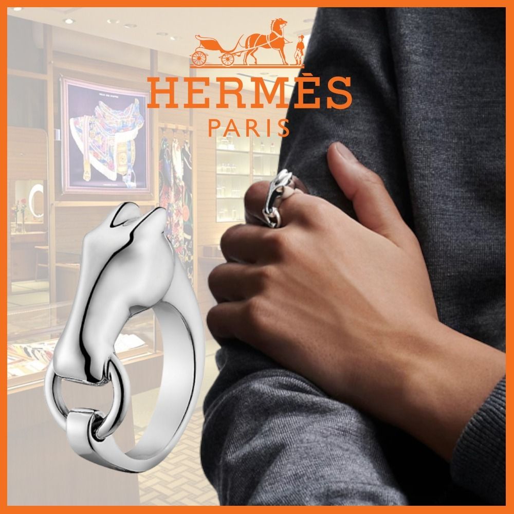 購入人気の商品 Hermès 12号 HERMES 指輪 リング PM ギャロップ ...