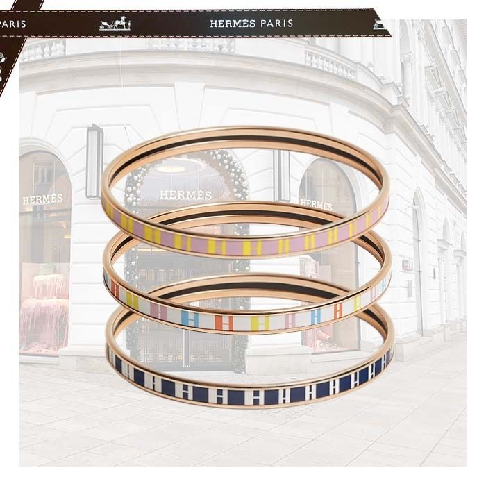 HERMES エナメル ブレスレット《OP'H》バングルタイプ (HERMES HERMES エナメル ブレスレット《OP'H》バングルタイプ (HERMES