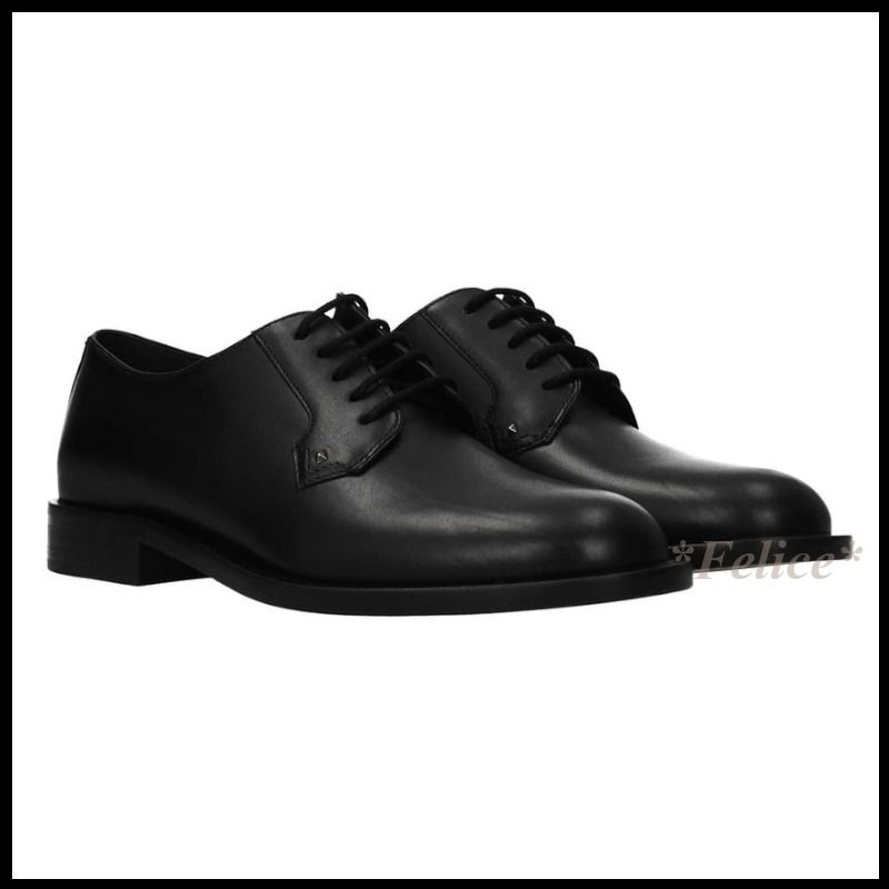 VALENTINO GARAVANI】 レザー レースアップシューズ (VALENTINO 割引 valentino オックスフォードシューズ ローファー/革靴