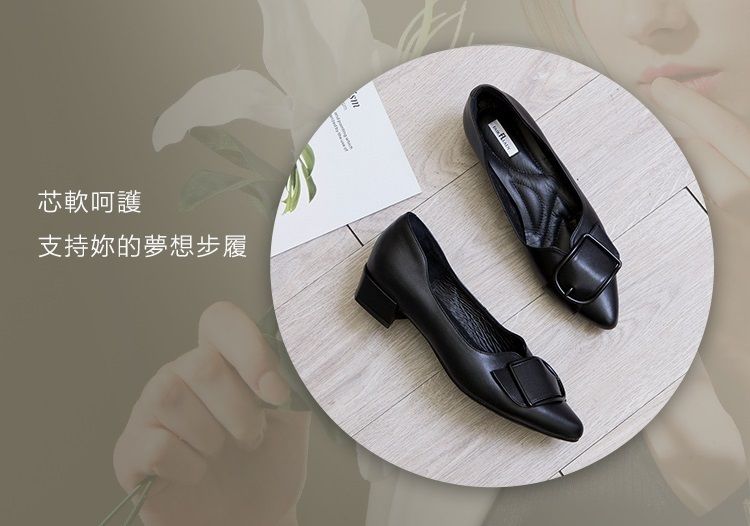 Fair Lady◆パンプス ベルト型バックル ローヒール 灰/602427 Fair Lady◇パンプス ベルト型バックル ローヒール 灰/602427