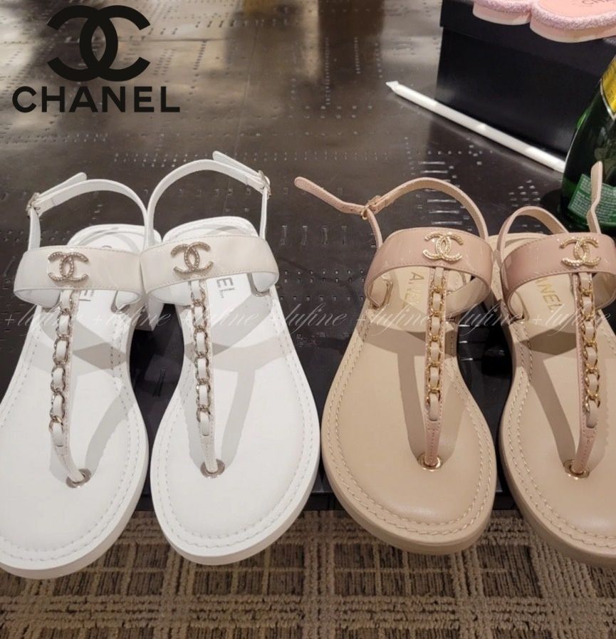 ペタンコで疲れない♪】シャネル サンダル 4色 (CHANEL/サンダル 新作入荷 4# CHANEL サンダル サンダル