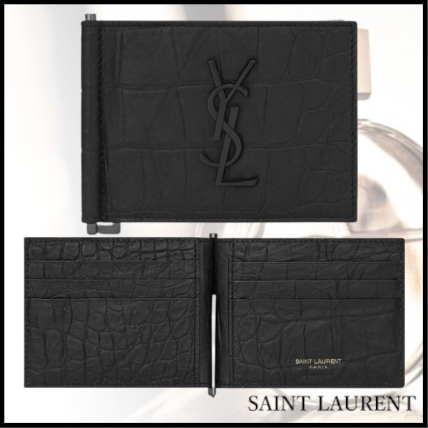 SAINT LAURENT マネークリップ ブラック サンローラン
