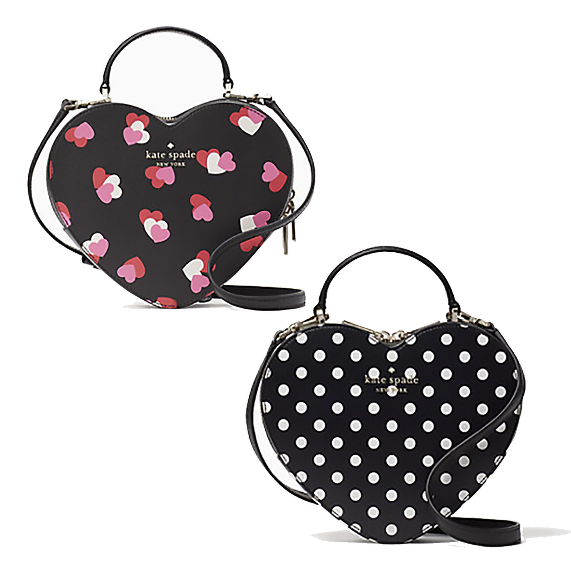 ケイトスペード☆ハート型の可愛い2Wayクロスボディバッグ (kate spade 激安限定販売 ケイトスペード 2Way 限定商品 ピンク クロスボディ ハート ショルダーバッグ