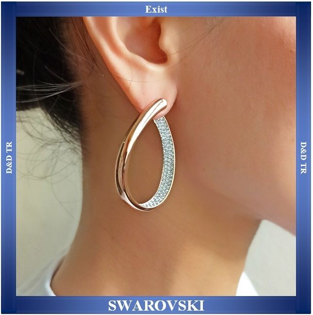 SWAROVSKI】Exist☆フープピアス☆中☆5636960 (SWAROVSKI/ピアス ...