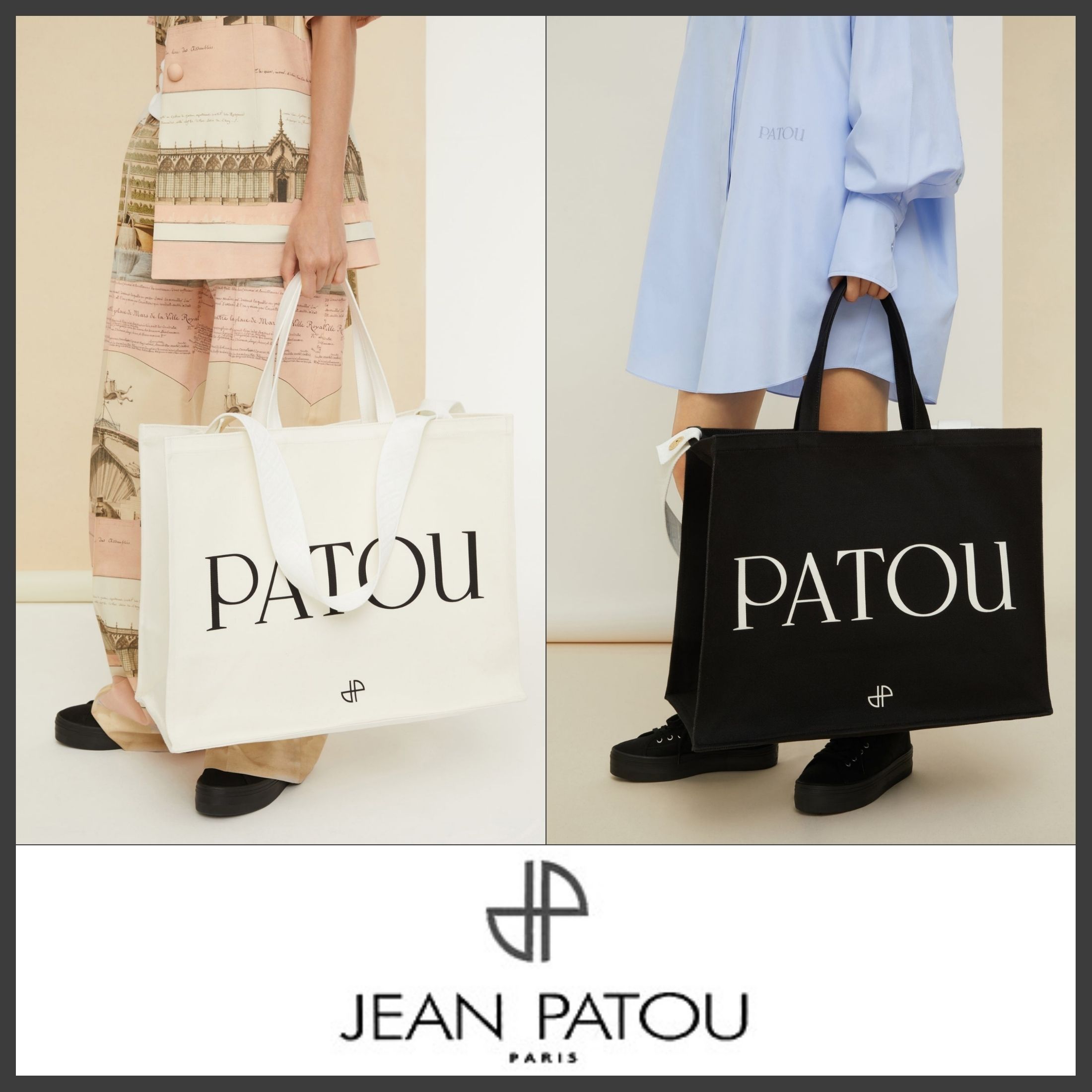 Patou】オーガニックコットン パトゥ キャンバストート 2way (PATOU Patou】オーガニックコットン パトゥ キャンバストート 2way (PATOU