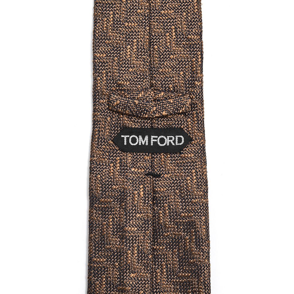 送関込/トムフォード/ネクタイ/シルク総柄ブラウン/373690 (TOM FORD 送関込/トムフォード/ネクタイ/シルク総柄ブラウン/373690 (TOM FORD
