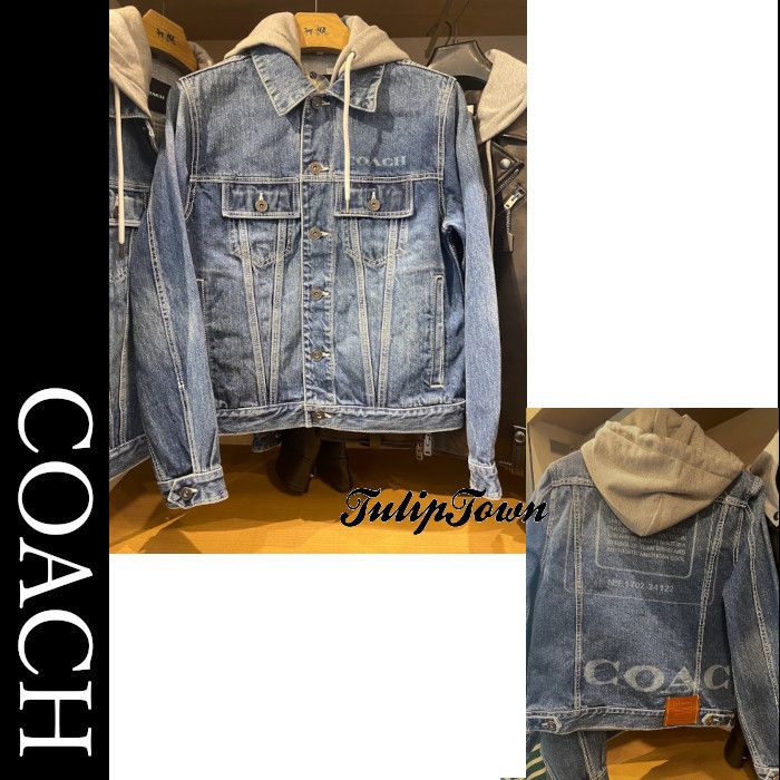 COACH】フード付きデニムジャケット 在庫確認下さい C7820 (Coach