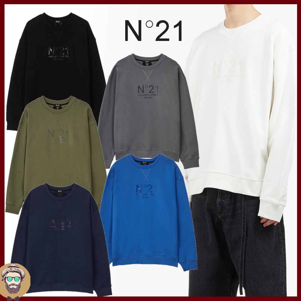 ∞N°21∞関税/送料込/ロゴエンボスロングTシャツ (N21 numero ventuno 多数取りそろえる N°21 ロングTシャツ Tシャツ/カットソー(七分/長袖)