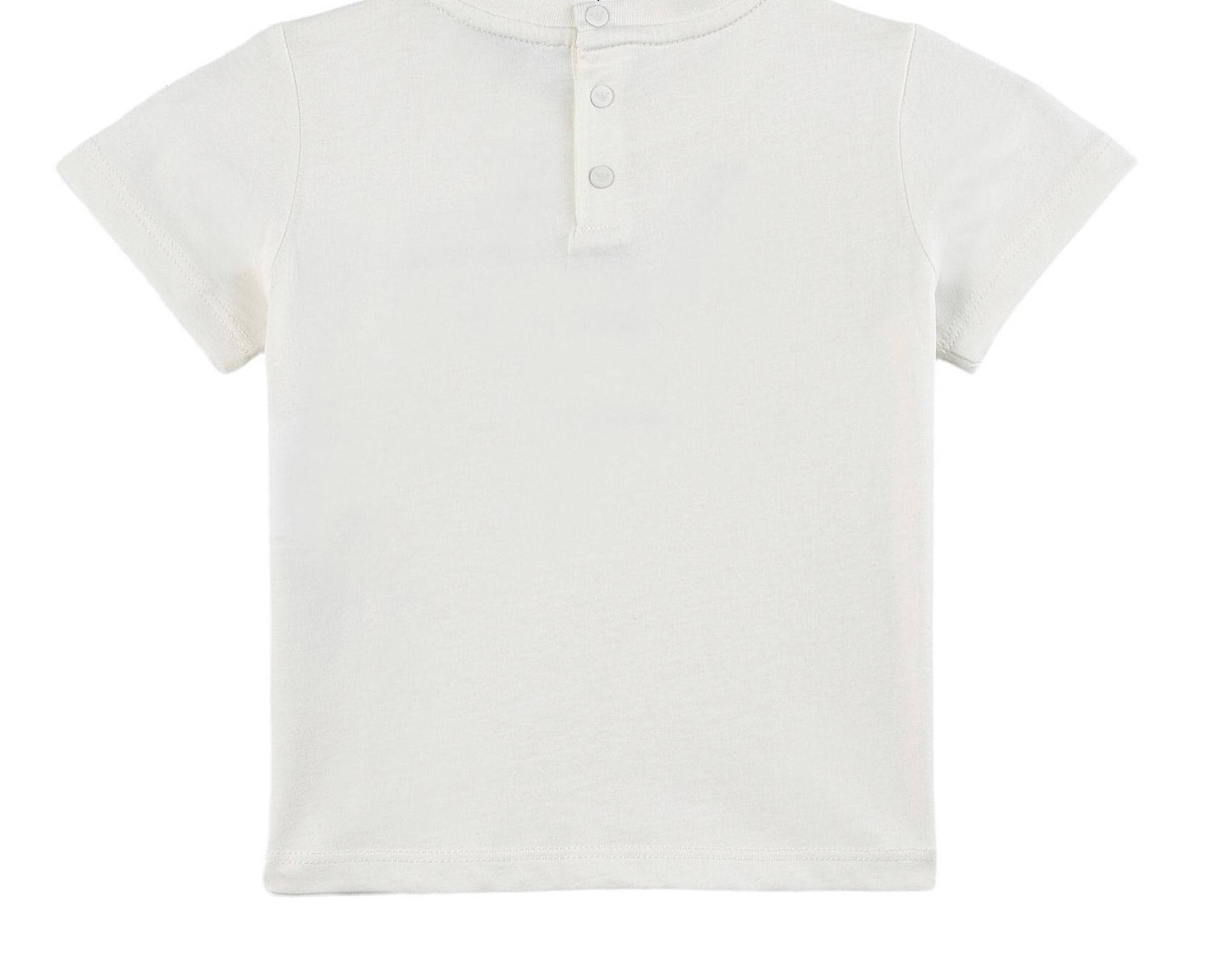 2022SS ARMANI Baby デザインイーグルTシャツ WH (B-36m)