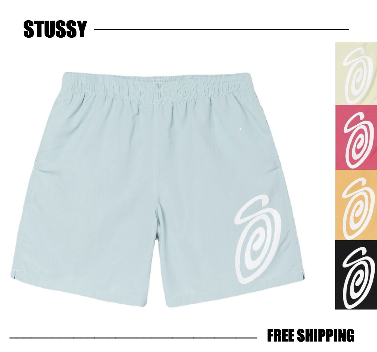 楽天市場】STUSSY CURLY S WATER SHORT ステューシー ショート