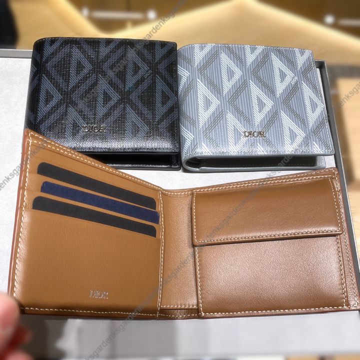 DIOR☆CD Diamond コインケース付きウォレット☆すぐ届く! (Dior ...