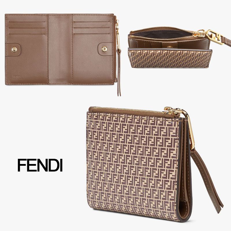 関税負担なし☆FENDI フェンディ O'Lock wallet 財布 ミディアム 公式サイト フェンディ 財布 ミディアム FENDI 折り財布