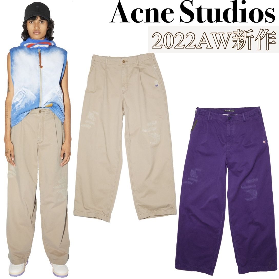 2022AW新作☆ワークウェアトラウザーズ (Acne/デニム・ジーパン) FA-UX ...