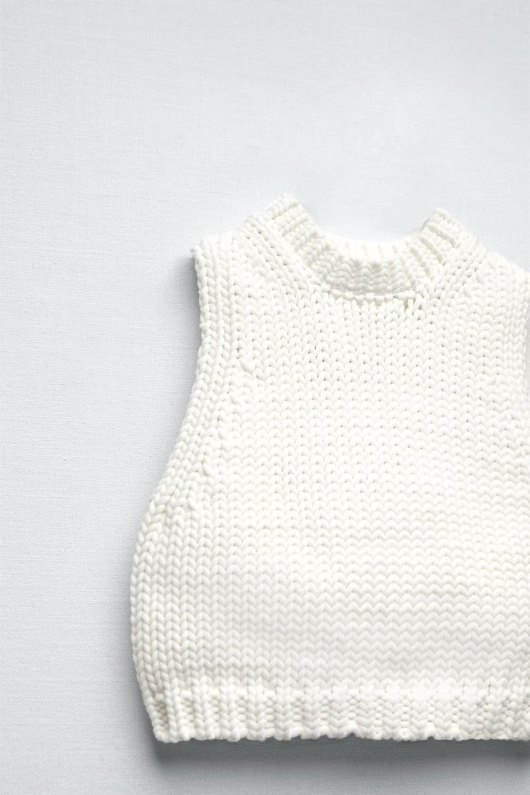 すぐ届く☆国内発【ZARA】おしゃれ☆クロップド丈ニットトップス (ZARA すぐ届く☆国内発【ZARA】おしゃれ☆クロップド丈ニットトップス (ZARA