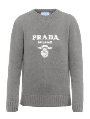 ☆2021-22 AW☆【PRADA】カシミアxウール クルーネック セーター ...