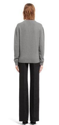 ☆2021-22 AW☆【PRADA】カシミアxウール クルーネック セーター ...