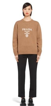 ☆2021-22 AW☆【PRADA】カシミアxウール クルーネック セーター ...
