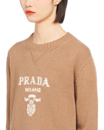 ☆2021-22 AW☆【PRADA】カシミアxウール クルーネック セーター ...