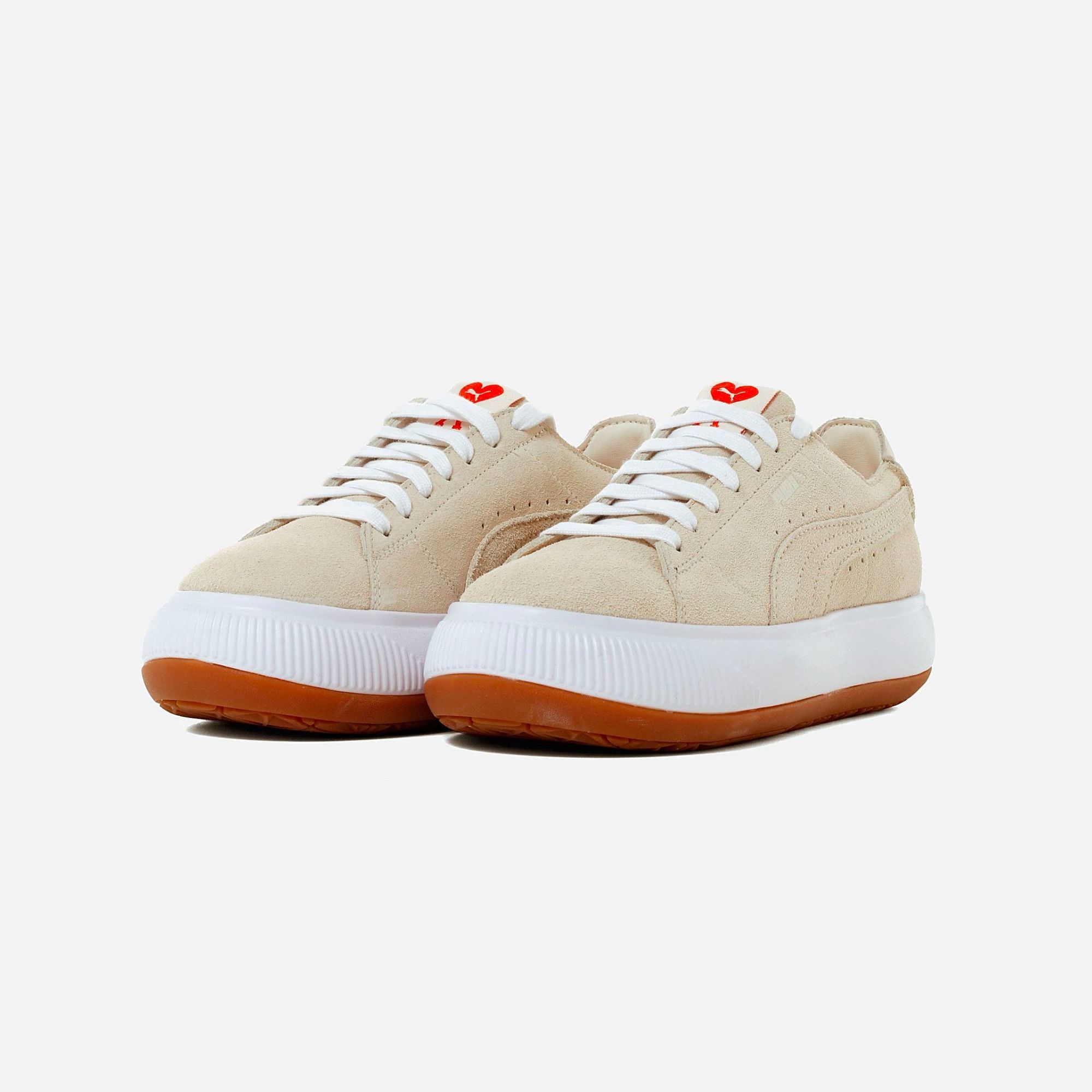 ミッドソー】 PUMA - AMI × PUMA スエードスニーカーの通販 by 日替わりスペシャル 最安値!ウィメンズPUMA x スニーカー マユ スウェード AMI スニーカー