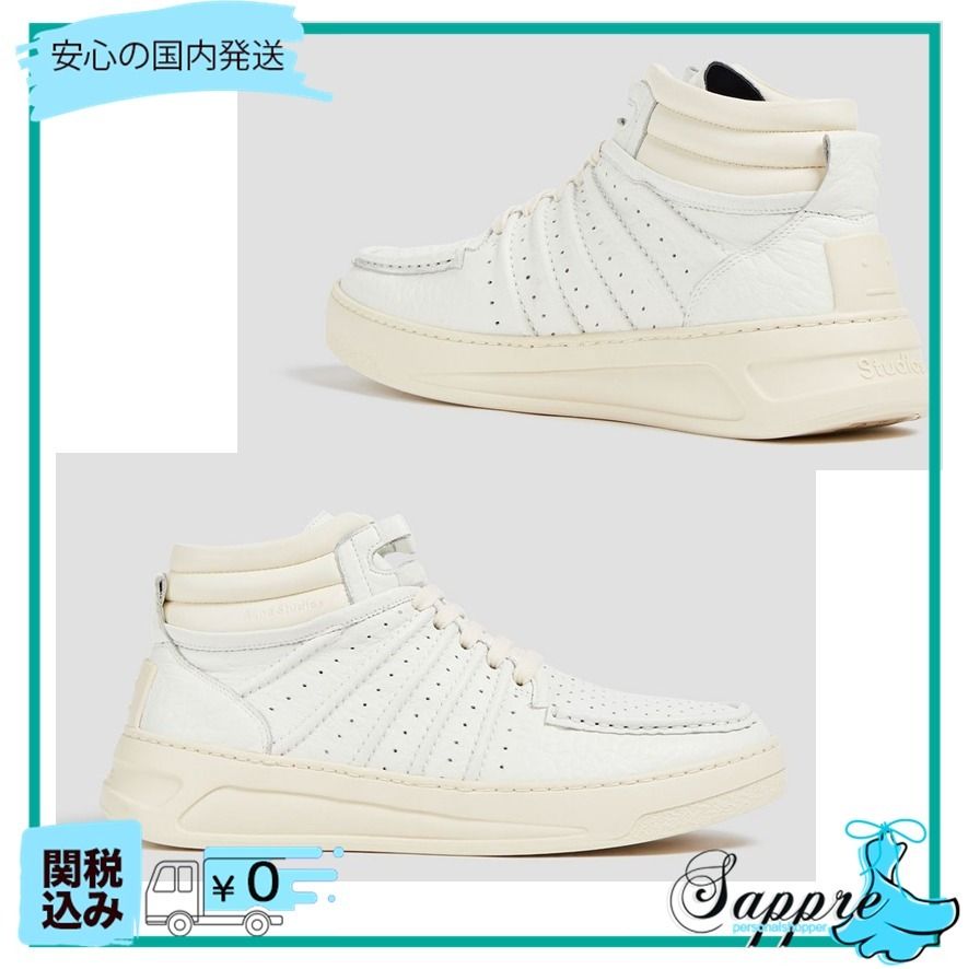 エントリー最大P14倍以上 Acne Studios フェイスレザースニーカー