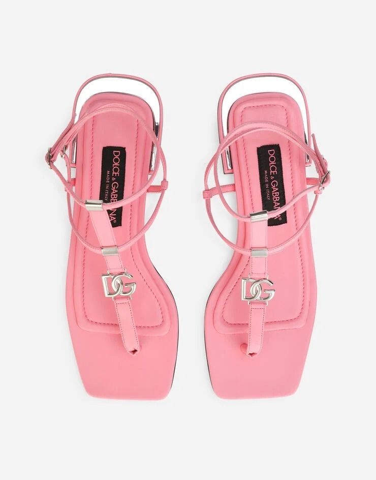 D&G】DGソングサンダル ☆ナッパレザー (Dolce & Gabbana/サンダル D&G】DGソングサンダル ☆ナッパレザー (Dolce & Gabbana/サンダル